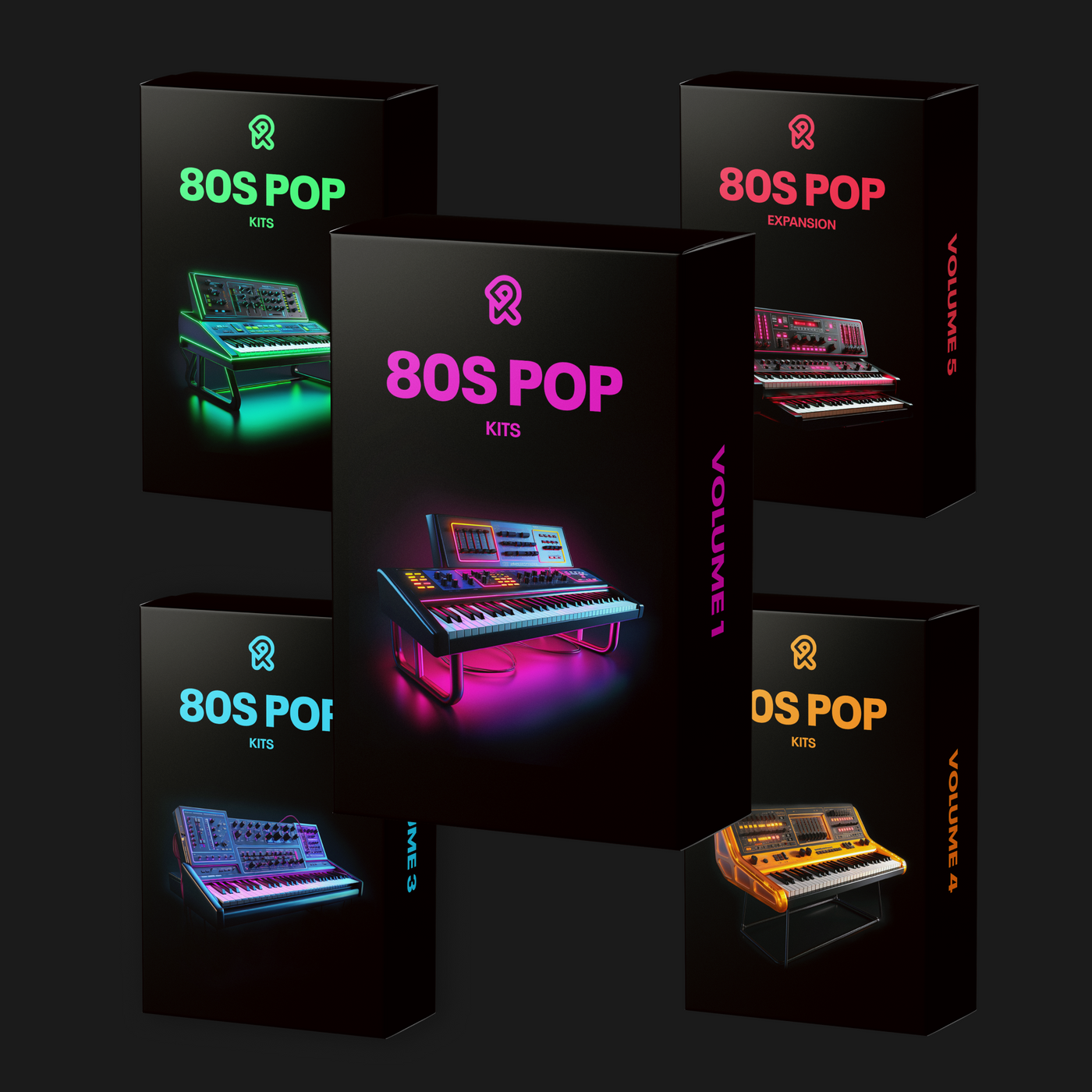 BUNDLE - ALL 80s Pop Kits (Vol. 1 - 5)