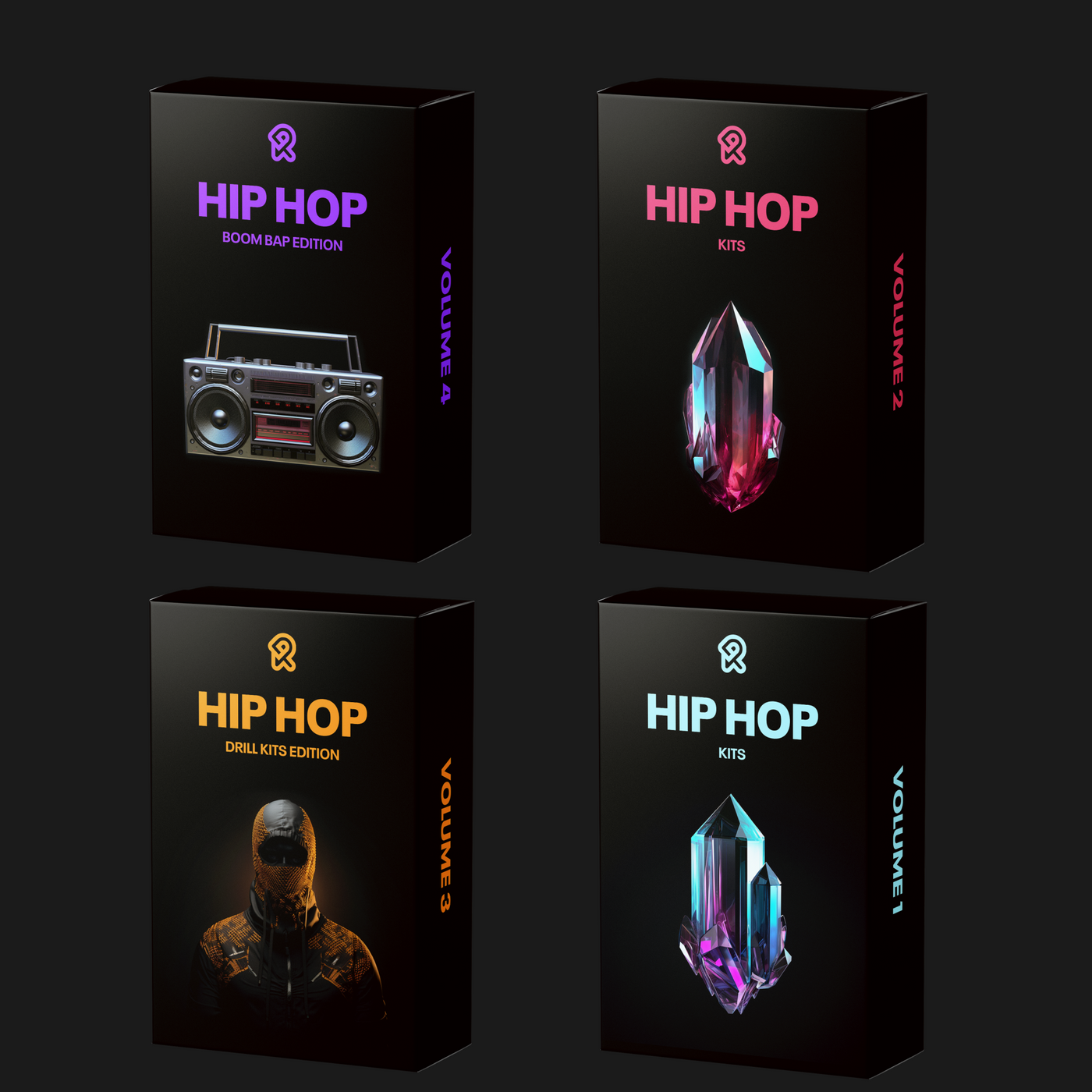 BUNDLE - ALL Hip Hop Kits (Vol. 1 - 4)