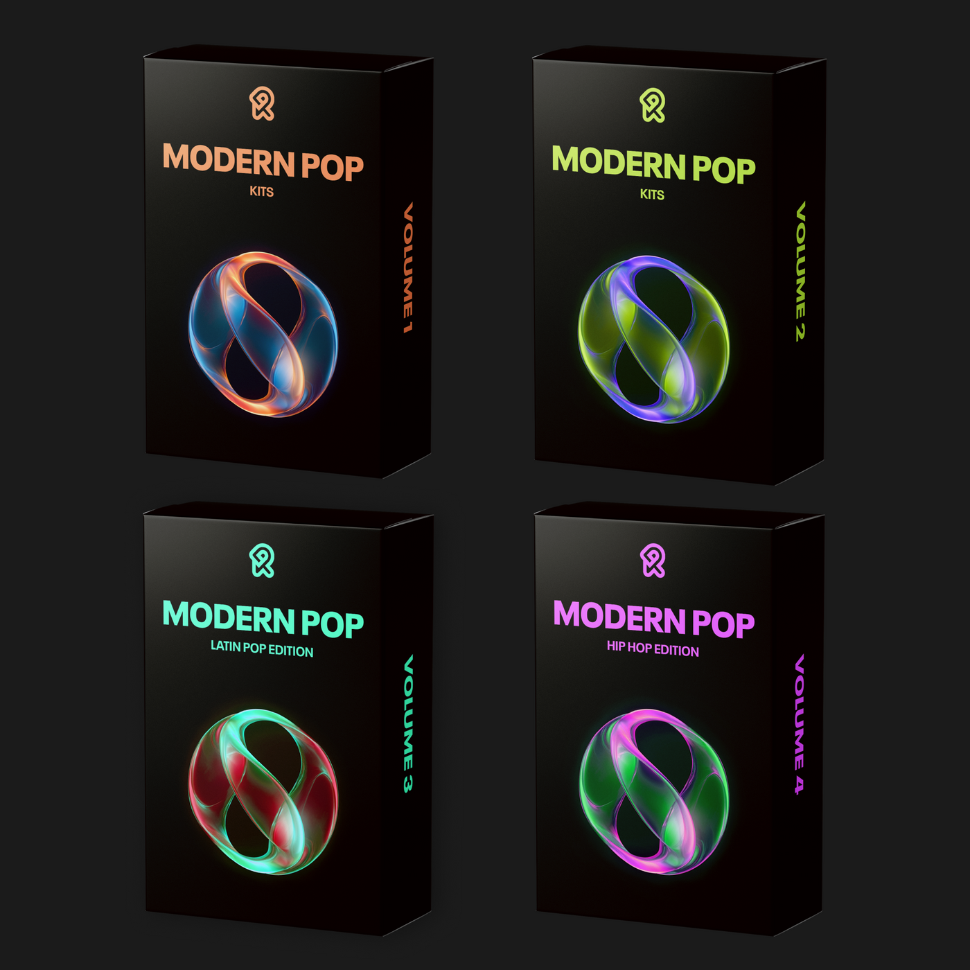 BUNDLE - ALL Modern Pop Kits (Vol. 1 - 4)